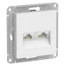ATLASDESIGN РОЗЕТКА двойная компьютерная RJ45+RJ45, кат.5Е, механизм, ЛОТОС ATLASDESIGN РОЗЕТКА двойная компьютерная RJ45+RJ45, кат.5Е, механизм, ЛОТОС