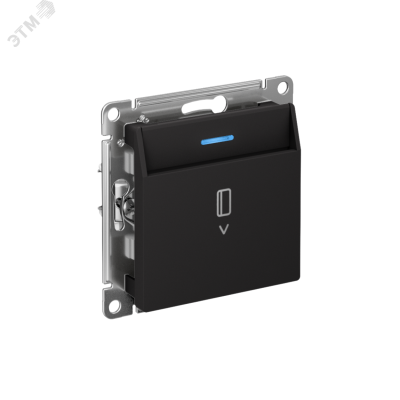 ВЫКЛЮЧАТЕЛЬ ATLASDESIGN карточный, механизм, КАРБОН