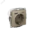 ATLASDESIGN РОЗЕТКА 16А c 2 USB A+C, 5В/2,4А/3,0А, 2х5В/1,5А, механизм, ШАМПАНЬ