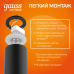 Светильник Gauss Overhead накл цил 12W 900lm 3000K 170-240V IP20 79*200мм черный LED 1/10/30