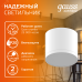 Светильник Gauss Overhead накл цил 10W 700lm 3000K 170-240V IP20 88*75мм белый с расс LED 1/30
