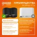 Светильник Gauss Overhead накл дв цил 24W 1600lm 3000K 170-240V IP20 180*100мм черный LED 1/5