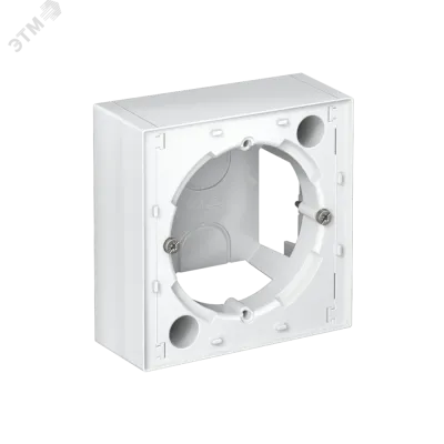 Коробка ATLASDESIGN для наружного монтажа белый