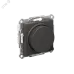 ATLASDESIGN СВЕТОРЕГУЛЯТОР (диммер) повор-нажим, LED, RC, 400Вт, мех., БАЗАЛЬТ