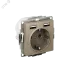 РОЗЕТКА ATLASDESIGN 16А c 2 USB A+A, 5В/2,4А, 2х5В/1,2А, механизм, ШАМПАНЬ