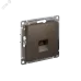 Розетка ATLASDESIGN компьютерная RJ45 механизм мокко Розетка ATLASDESIGN компьютерная RJ45 механизм мокко