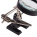 Держатель Третья рука с лупой х2.5 (HT-390)