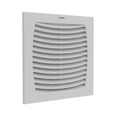 Вентиляционная решетка с фильтром ЭМС 204x204 мм, IP54