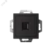 ATLASDESIGN РОЗЕТКА HDMI, механизм, КАРБОН