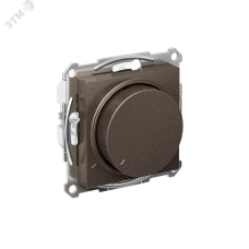 ATLASDESIGN СВЕТОРЕГУЛЯТОР (диммер) повор-нажим, LED, RC, 400Вт, мех., МОККО