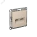 ATLASDESIGN РОЗЕТКА двойная компьютерная RJ45+RJ45, кат.5E, механизм, ПЕСОЧНЫЙ