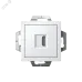 ATLASDESIGN РОЗЕТКА HDMI, механизм, БЕЛЫЙ