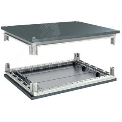 Комплект, крыша и основание, для шкафов CQE, 600х1200 мм