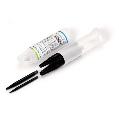 Набор экстракторов спиральных, 5 предметов, N1/2/3/4/5, M3 - M18, пластиковый цилиндрический кейс, для правой резьбы