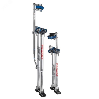 "Строительные ходули 48-64"" (122-162 см) FEDAST c широкими ремнями фиксации голени"