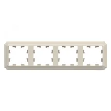 ATLASDESIGN ANTIQUE 4-постовая рамка, универсальная, БЕЖЕВЫЙ