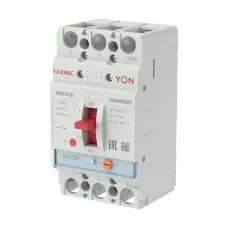 Выключатель автоматический YON max MGS125B 3P 16-20А 18кА с регулируемым термомагнитным расцепителем