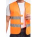 Жилет сигнальный арт. J02 цв. оранжевый флуоресцентный р. 3XL 120-124/170-188