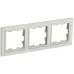 BRITE Рамка 3 поста РУ-3-БрКр бежевый