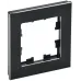 BRITE Рамка 1 пост РУ-1-1-БрЧ металл черный BRITE Рамка 1 пост РУ-1-1-БрЧ металл черный