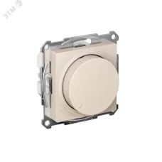 ATLASDESIGN СВЕТОРЕГУЛЯТОР (диммер) повор-нажим, LED, RC, 400Вт, мех., БЕЖЕВЫЙ