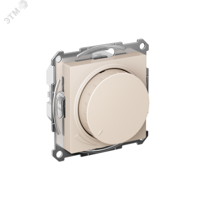 ATLASDESIGN СВЕТОРЕГУЛЯТОР (диммер) повор-нажим, LED, RC, 400Вт, мех., БЕЖЕВЫЙ