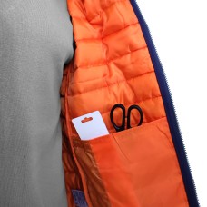 Жилет утепленный арт. J-01 цв. синий/оранжевый  56-58 р. ХL