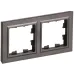 BRITE Рамка 2 поста IP44 РУ-2-БрТБ-44 темная бронза