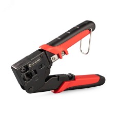 Пресс-клещи для RJ разъемов JT-05 серия ПРОФИ Кримпер с 2 встроенными модулями для обжима RJ-45, RJ-12, RJ-11