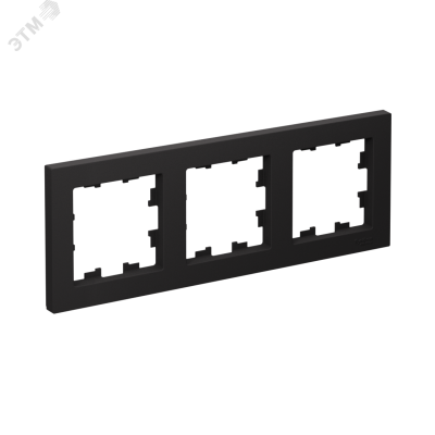 Рамка трехпостовая ATLASDESIGN универсальная карбон