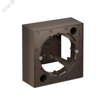 Коробка ATLASDESIGN для наружного монтажа мокко