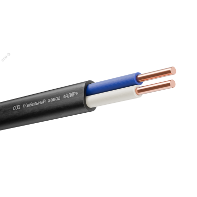 Кабель ВВГ-Пнг(А)-LS 2х2,5 ок(N)-0,66 Ч, бух