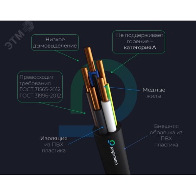 ВВГнг(А)-LS 3x6