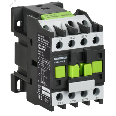 Контактор КМИе-10910 9А 230В/АС3 1NO GENERICA