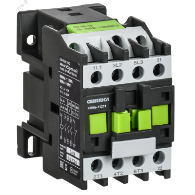 Контактор КМИе-11211 12А 110В/АС3 1NC GENERICA