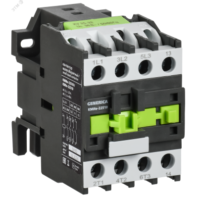 Контактор КМИе-22510 25А 400В/АС3 1NO GENERICA