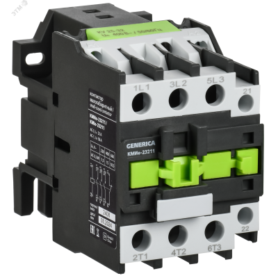 Контактор КМИе-23211 32А 230В/АС3 1NC GENERICA
