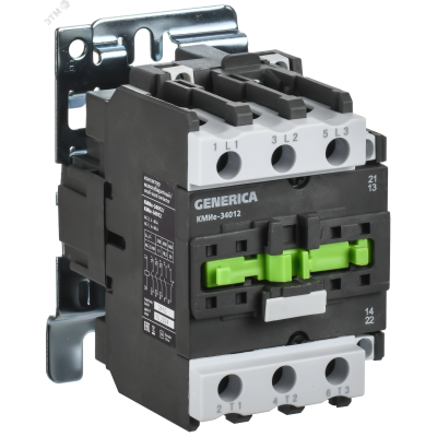 Контактор КМИе-34012 40А 230В/АС3 1NO 1NC GENERICA