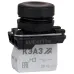 Кнопка КМЕ4111м-черный-1но+1нз-цилиндр-IP40