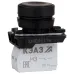 Кнопка КМЕ4511м-черный-1но+1нз-цилиндр-IP54