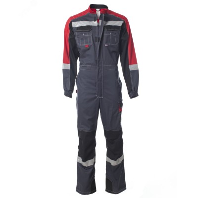 Комбинезон Спрут-ФОРМУЛА тёмно-серый с красным и черным, р-р 60-62 120-124/182-188