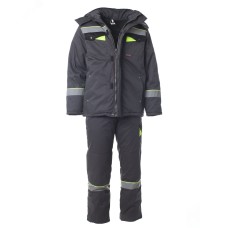 Костюм Корвет с СОП зима куртка ткань, брюки цвет темно-серый,черный,лимон 44-46, 88-92, 170-176
