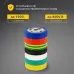 Набор изоляционных лент KRANZ 0.13х15 мм, 10 м, 7 цветов