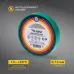 Изолента ПВХ KRANZ 0.13х15 мм, 25 м, зеленая