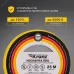 Изолента ПВХ KRANZ 0.13х15 мм, 25 м, желто-зеленая