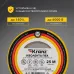 Изолента ПВХ KRANZ 0.13х19 мм, 25 м, желтая