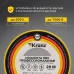 Изолента ПВХ KRANZ профессиональная, 0.18х19 мм, 20 м, желтая