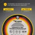 Изолента ПВХ KRANZ профессиональная, 0.18х19 мм, 20 м, желто-зеленая