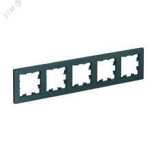 Рамка пятипостовая ATLASDESIGN универсальная изумруд