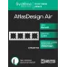 ATLASDESIGN AIR 4-постовая РАМКА, БЕЛЫЙ/дымчатый черный